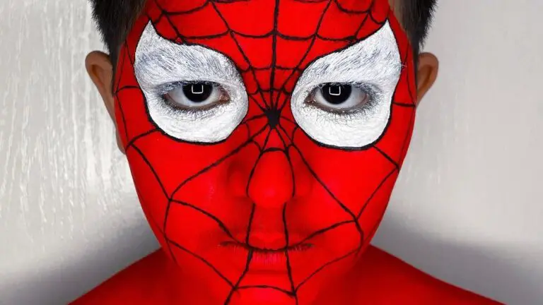 spiderman face paint