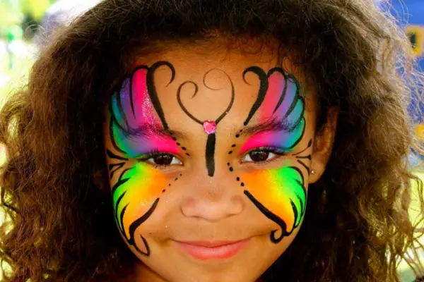 Butterfly Face Paint Step-by-Step Tutorial