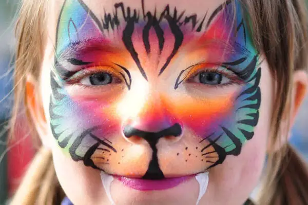 Cat Face Paint Step-by-Step Tutorial