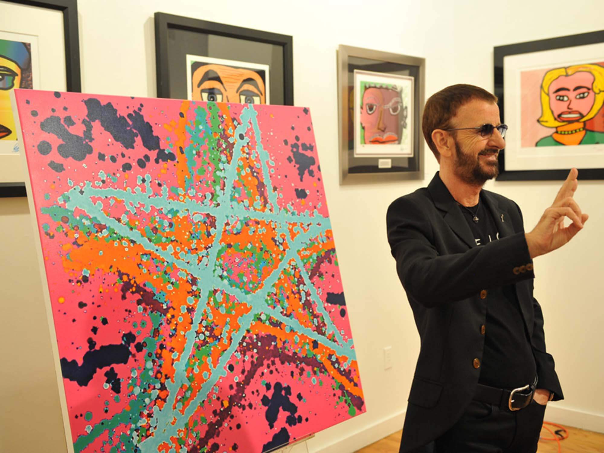 15 Best Ringo Starr Paintings You Need To See Painters Best   Ringo Starr New York Gallery@2000x1500 